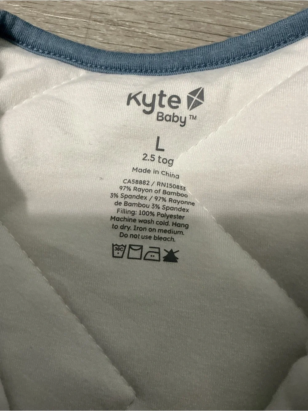 KYTE BABY Sleep Bag Walker in Slate Blue size L(28-42 llbs)